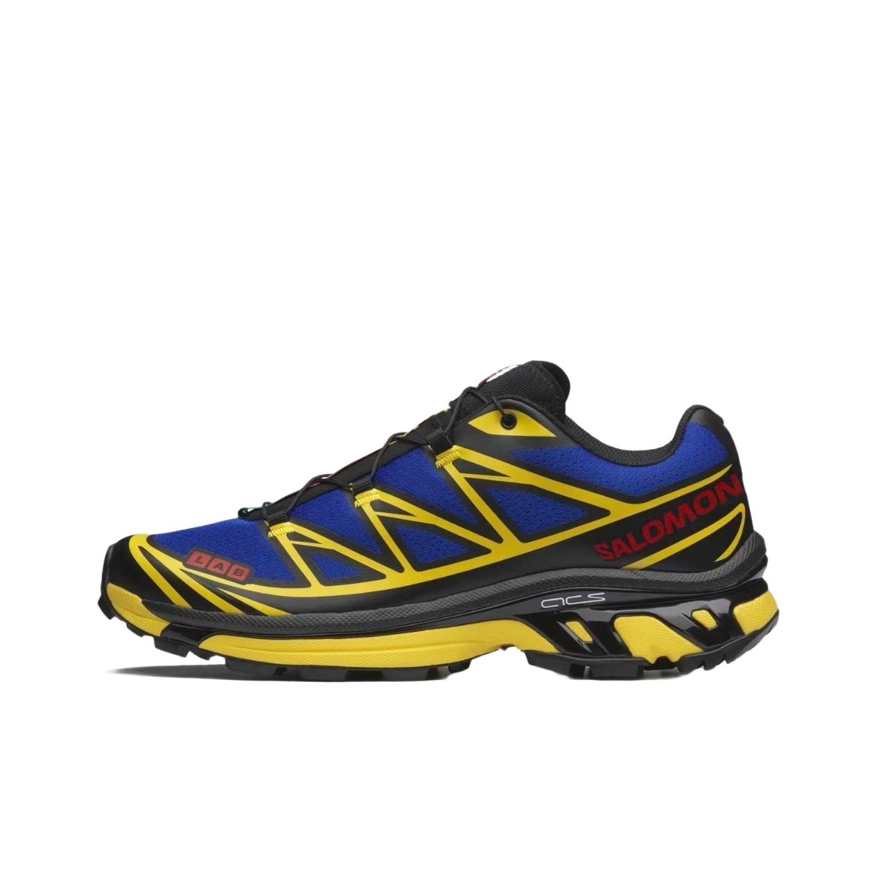SALOMON XT-6 Navy Blue & Lemon Yellow
